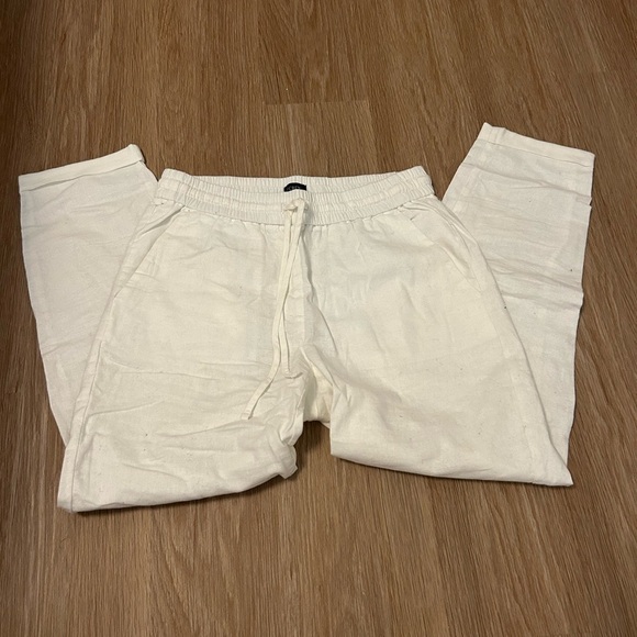 J. Crew Pants - J. Crew women’s white linen pants